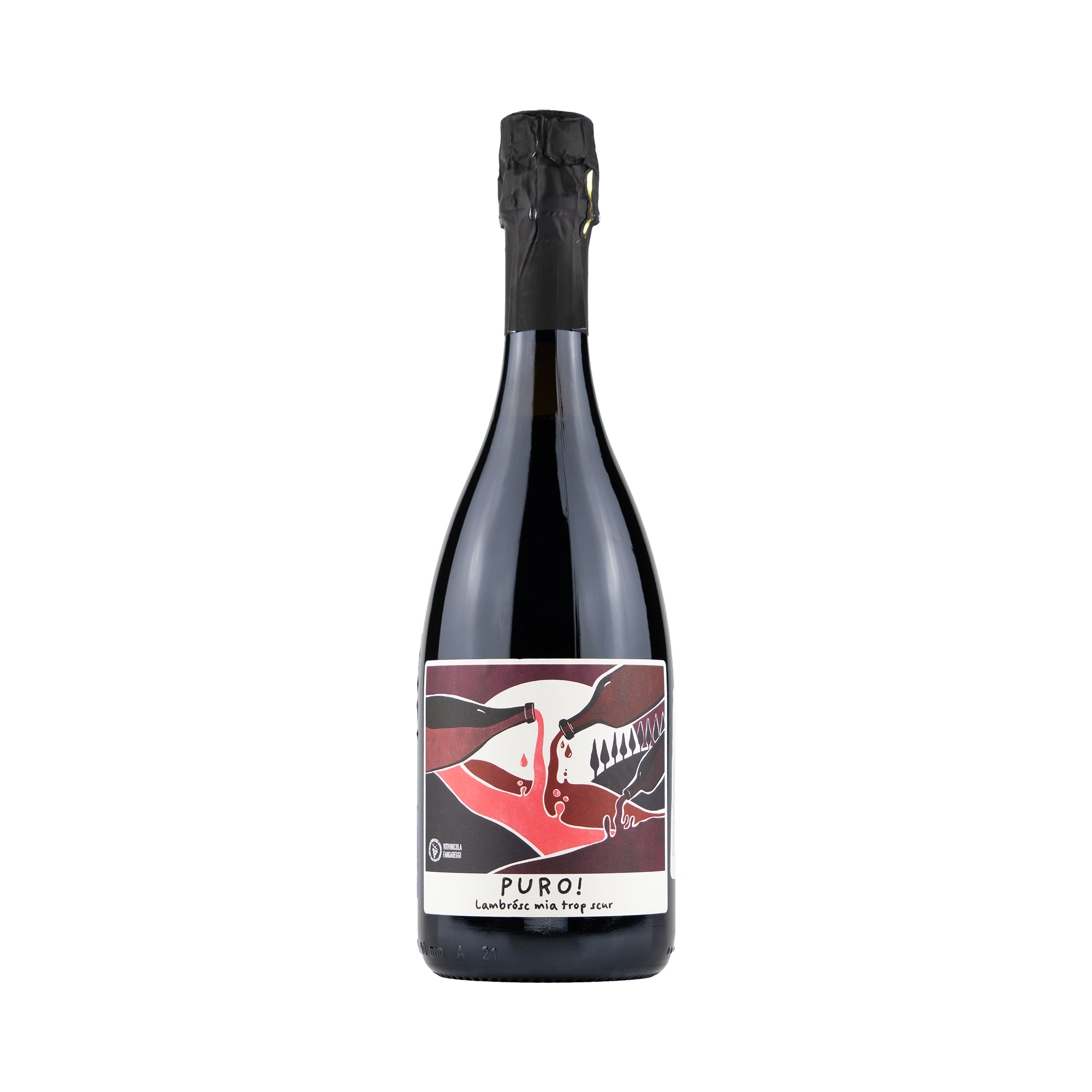Puro! Lambrusco dell’Emilia frizzante rosso IGP Fangareggi (Lambrusco Salamino)