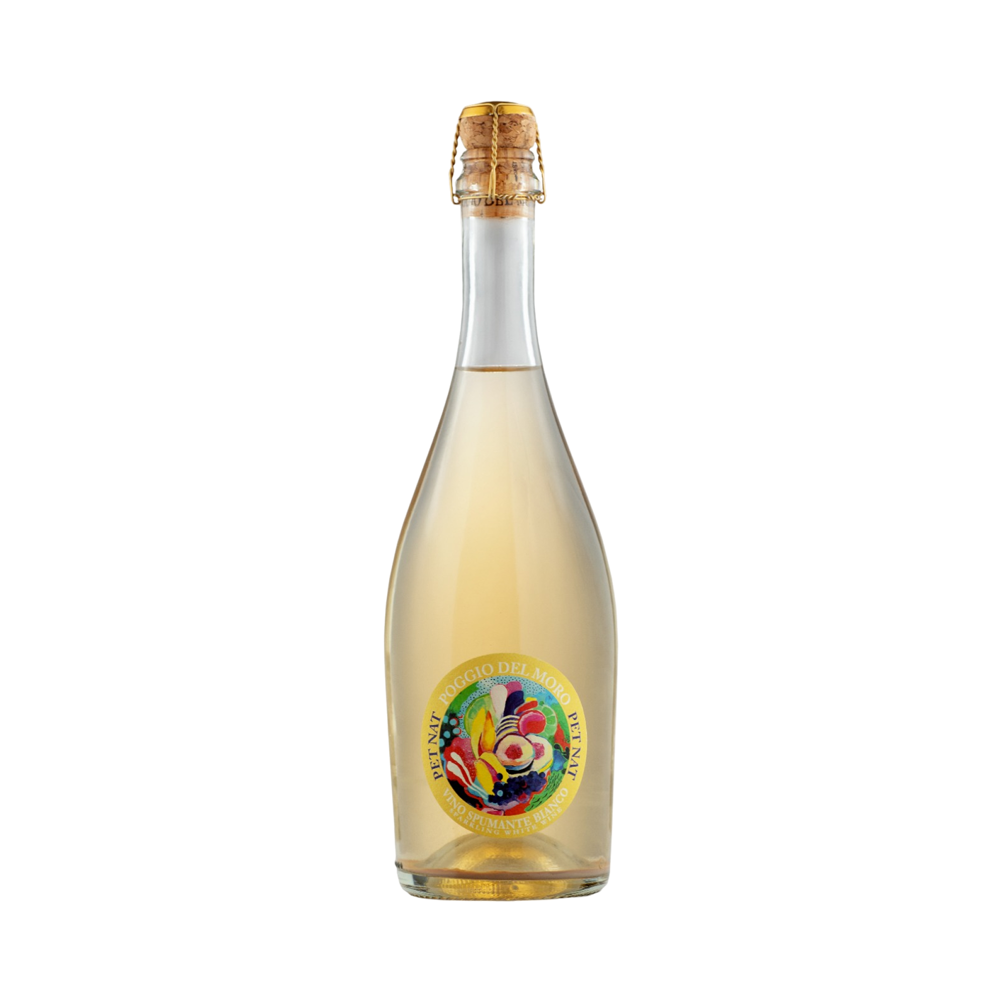 Pet Nat Bianco Spumante Toscana IGT Poggio del Moro (Trebbiano, Grechetto, Malvasia)
